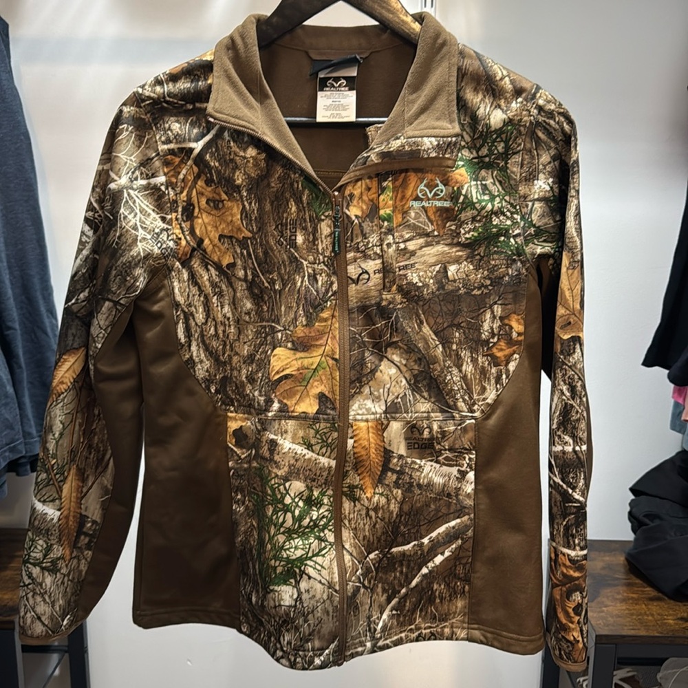 Lightweight camo jacket.